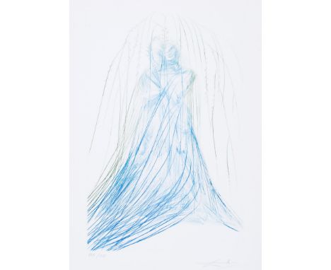 Salvador Dalí (1904-1989) - Iseult et Brangaine (M.&L.423) etching with drypoint printed in colours, 1970, signed in pencil, 