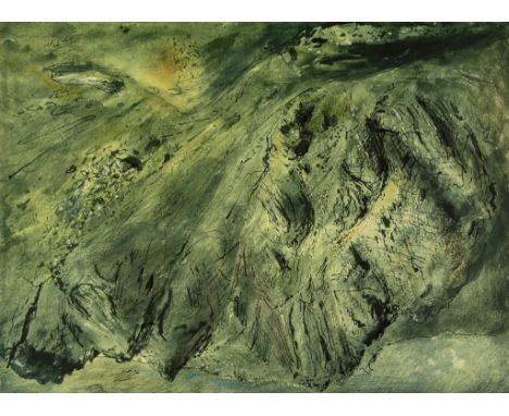 John Piper (1903-1992)(after) - Slopes of Glyder Fawr lithograph printed in colours, on wove paper, with margins, sheet 560 x