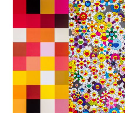 Takashi Murakami (b.1962) - Acupuncture/Flowers offset lithograph printed in colours, 2008, signed in silver ink, numbered 85