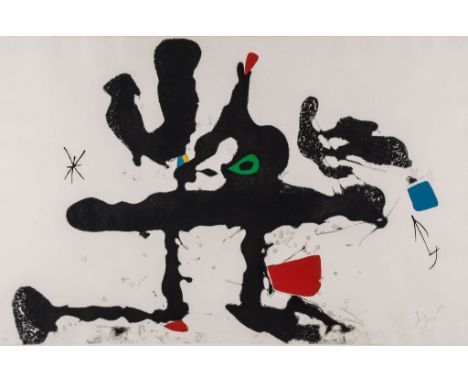 Joan Miró (1893-1983) - Barcelona  III (D.594) etching with aquatint and carborundum printed in colours, 1972, signed in penc