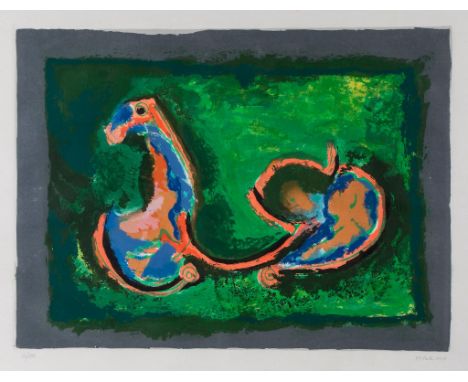 Marino Marini (1901-1980) - Cavallo in Armonia (G.A219) etching and aquatint printed in colours, 1978, signed in pencil, numb