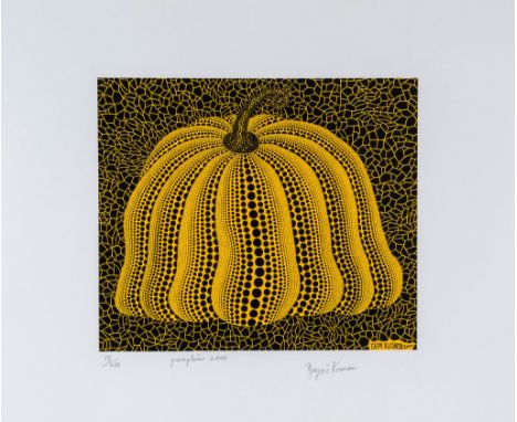 Yayoi Kusama (b.1929) - Pumpkin 2000 (K.298) screenprint in colour, 2000, signed, titled and dated in pencil, numbered from t