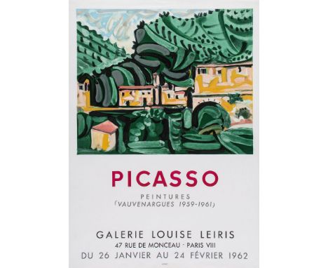 Pablo Picasso (1881-1973)(after) - Peintures Vauvenargues (CZW.206) offset lithograph printed in colours, 1962, printed by Mo