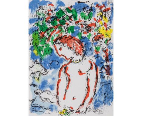 Marc Chagall (1887-1985) - Derrière le Miroir No.198 the publication, 1972, comprising two lithographs printed in colours, on
