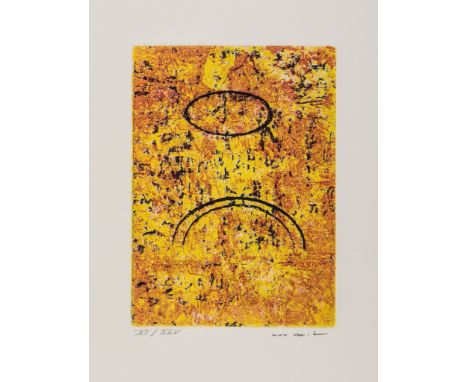 Max Ernst (1891-1976) - Untilted etching with aquatint printed in colours, 1976, signed in pencil, numbered XI/XLV, as inlude