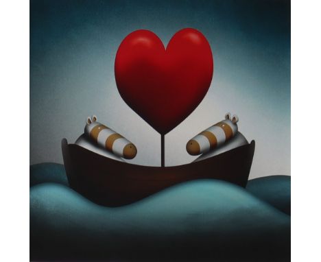 Peter SmithThe love boatA limited edition Giclee print No.91/295Signed in pencil to the margin40cm x 40cm (image size)Washing