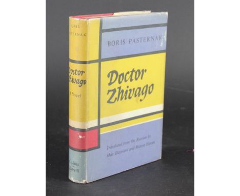 PASTERNAK (B), DOCTOR ZHIVAGO, first UK edition, with un-clipped D.J, Collins and Harvill Press, 1958 (1)