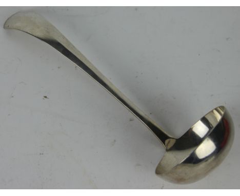 A Dutch Hanoverian pattern 833 standard silver ladle, 29cm 