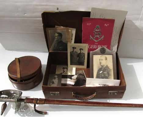 BRIGADIER JOHN HENRY MURRAY EDYE DSO MC MBE: A collection of items relating to his career. An 1897 pattern George V Infantry 