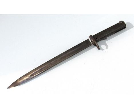 A WWI German Erzatz emergency bayonet, no scabbard 