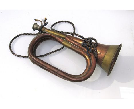 A WWI Henry Potter &amp; Co. of London 1916 dated bugle 
