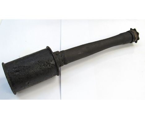 A relic German stick grenade, deactivated