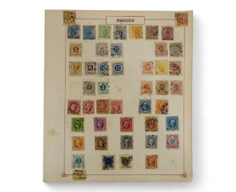 European Stamp Collection R-T - a blue 'Viscount' album containing collections of Romania, Russia, Spain, Sweden, Switzerland