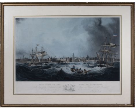 This view of the port of  Liverpool, is s respectfully dedicated to the mayor and council of that borough by their most obedi