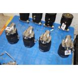 (4) Saunders EC Piston Actuated 1-3/4" Stainless Steel Valve