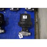 Saunders ECX Pneumatic Actuated 2-1/4" Stainless Steel Valve