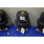Saunders ECX Pneumatic Actuated 2-1/4" Stainless Steel Valve