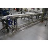 (4) Modular Plastic Chian Power Conveyors