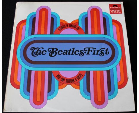 THE BEATLES FIRST LP - A collectible first pressing of this compilation with Barry Zaid pop art sleeve (Polydor Special 236.2