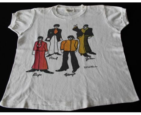 BEATLES YELLOW SUBMARINE - original promotional t-shirt made licensed from K.F.S. & Suba Films by Scott Lester Organisation. 