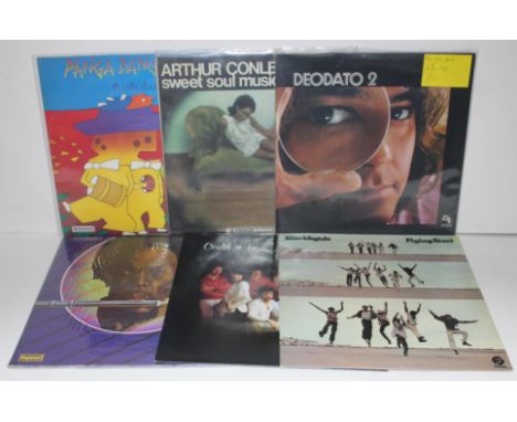 6x jazz/soul/funk LPs comprising SAMBACNAS - PANGA DANGA PANGA LDC 1020, ARTHUR CONLEY - SWEET SOUL MUSIC Atlantic 587069, DE