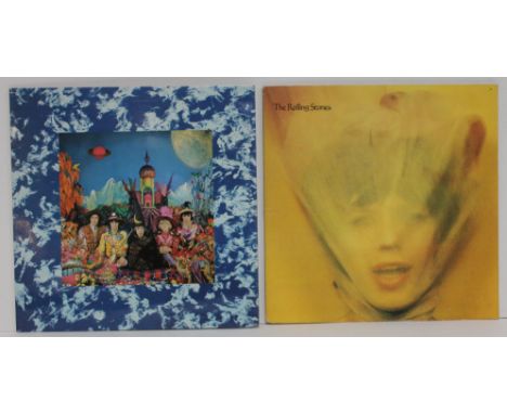 THE ROLLING STONES - THEIR SATANIC MAJESTIES REQUEST mono gatefold LP UK later pressing 1967 Decca TXL 103 and GOAT'S HEAD SO