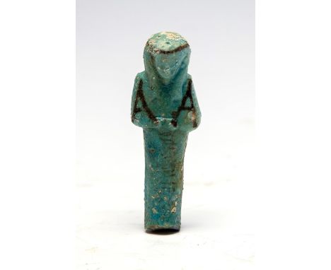 Ex. Christie’s Egyptian Faience Overseer Shabti Figure with Baron Edouard Empain provenance, Ex. Christies, April 2011. C. 10