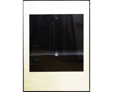 R. WOODWARD 'Drops', screenprint, signed and numbered 53/125 in pencil, 89cm x 64cm, framed and glazed.