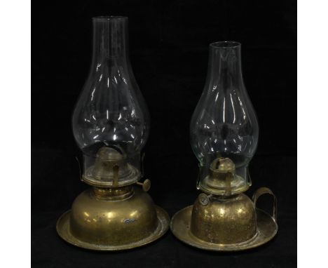 Pair of vintage oil  lamps (2) 