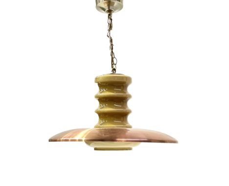 A Mid 20th century Modernist ceiling light, circa 1950s