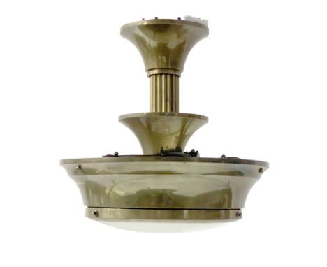 Henri Petitot, a French Modernist ceiling light, circa 1930s