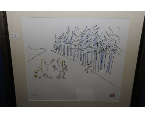 'Remember Love 1970' by John Lennon, limited edition signed lithograph no. 32/300, John was concerned about the environment, 