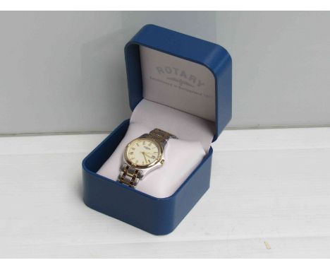 A Rotary quartz wristwatch, boxed