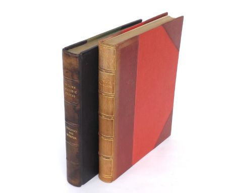 Tardy - La Pendule Francaise des Origines a Los Jours, within part marble boards and with gilt tooled leather ribbed spine; a