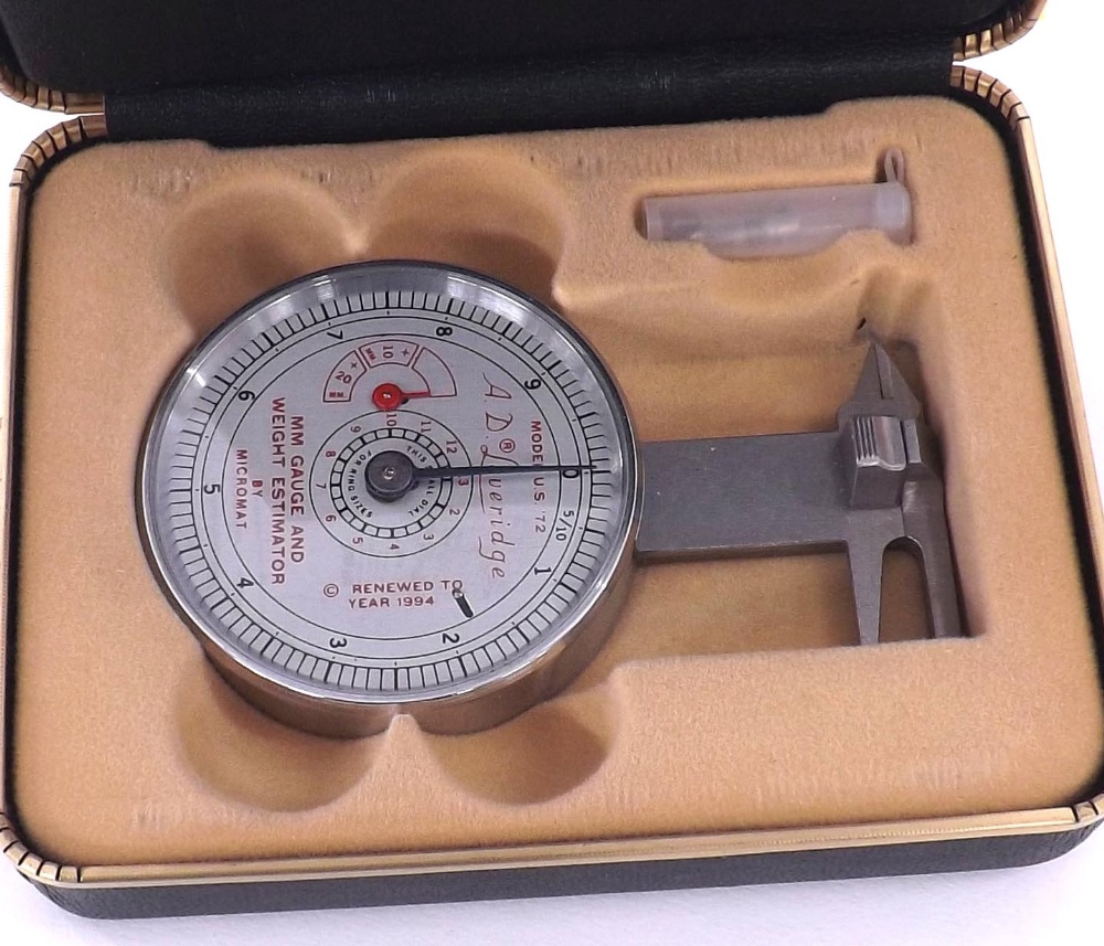 Micromat The A. D. Leveridge Diamond MM Gauge and Weight Estimator