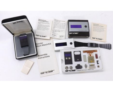 Sinclair Digital Electronic watch with original box and instruction booklet (untested); together with Sinclair Digital Electr