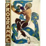 [BALLETS RUSSES, BAKST, LEPAPE, MARTY, SEROW] Offizielles Programm: Ballets Russes, Théâtre du