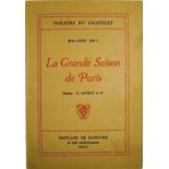 [BALLETS RUSSES, SEROW] La Grande Saison de Paris, Théâtre du Châtelet, Paris, Saison Mai–Juni 1911: