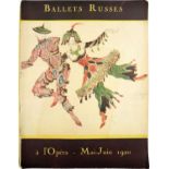 [BALLETS RUSSES, MATISSE, SERT, PICASSO] Les Ballets Russes à l'Opéra de Paris, 12eme Saison, Mai