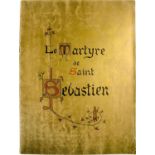 [BALLETS RUSSES, BAKST, HEUZÉ, SEROW] Programmheft “Le Martyre de Saint Sebastien“, Théâtre du