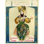 [BALLETS RUSSES, BAKST, BENOIS, GOLOWIN, VOGEL] Offizielles Programm: La Saison Russe à l'Opéra,