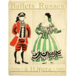 [BALLETS RUSSES, BAKST, DERAIN, MARTY, PICASSO] Les Ballets Russes à l'Opéra de Paris, 11eme Saison,