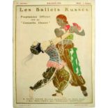 [BALLETS RUSSES, BAKST, BENOIS, DOBUSCHINSKI, GROSS, MARTY, SERT] Offizielles Programm: Les
