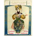[BALLETS RUSSES, BAKST, BENOIS, GOLOWIN, MARTY, VOGEL] Offizielles Programm: La Saison Russe à l'
