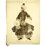 [BALLETS RUSSES, BAKST, GONTSCHAROWA] Programm: Les Ballets Russes im Théâtre Mogador, Paris, Juni-
