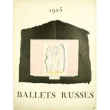 [BALLETS RUSSES, PRUNA, PICASSO] Ballets Russes in Paris, 15.-20. Juni 1925: Les Facheux (mit S.