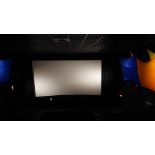 CINEMECANICCA-SUNNYSCREEN PROJECTION SCREEN +/- 30' X 15' W/ COMPLETE FRAME