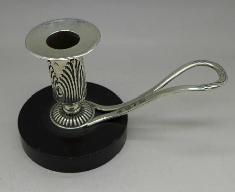 A William IV silver chamber stick, Sheffield 1832