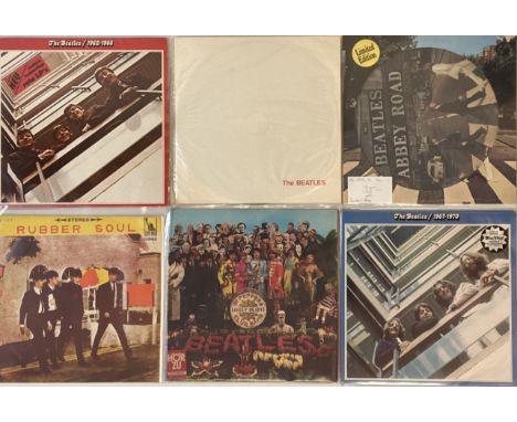 THE BEATLES - LP COLLECTION (WITH LIMITED EDITION/OVERSEAS PRESSINGS). Fantastic quality collection of 22 x LPs including har