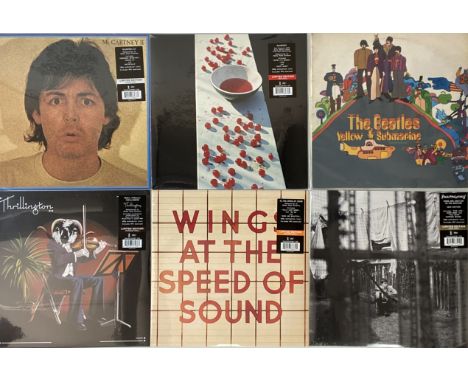 WINGS/PAUL MCCARTNEY &amp; BEATLES LPs (MAINLY NEW AND SEALED COLOURED VINYL). Super high quality collection of 15 x LPs whic